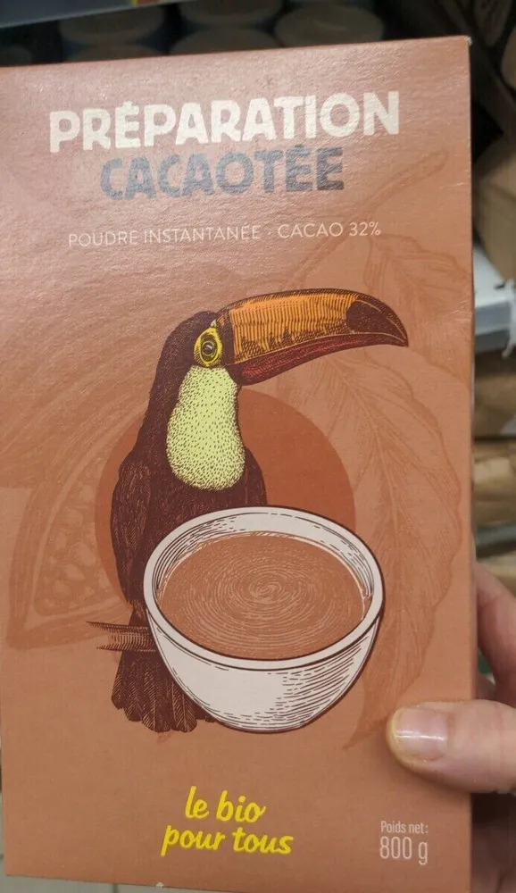 Préparation cacaotée