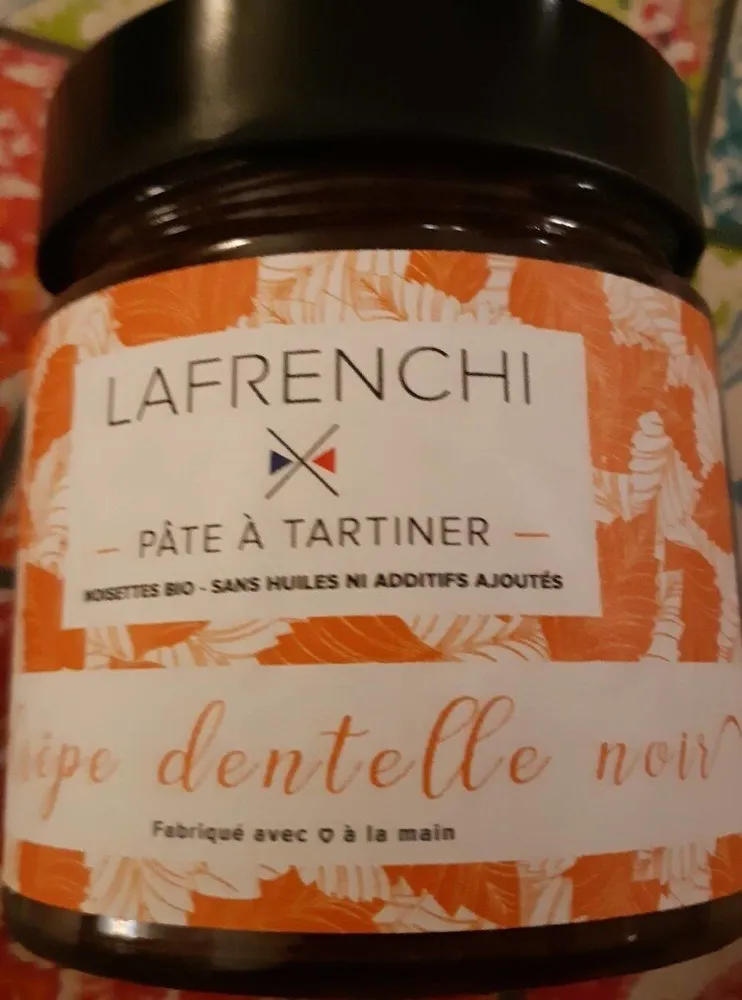 Pâte à tartiner crêpe dentelle noir