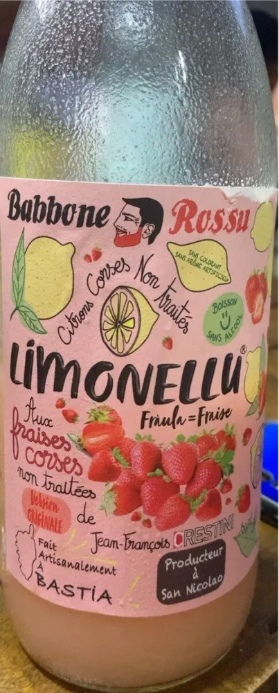 Limonellu citron fraise (Corse)