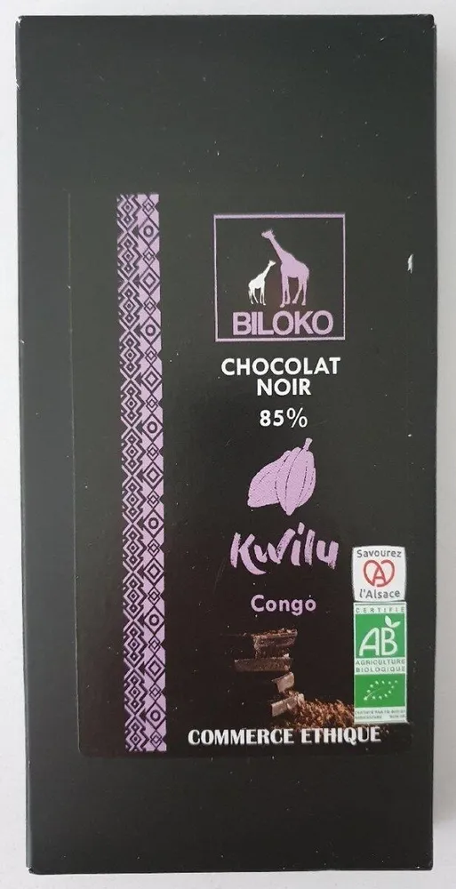 BILOKO Chocolat Noir Kwilu Congo