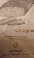 Pain artisanal aux 5 grains bio et sans gluten
