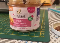 Purée pomme fraise