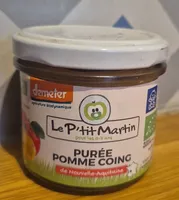 Purée pomme coing