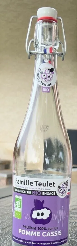 Pétillant pomme cassis bio