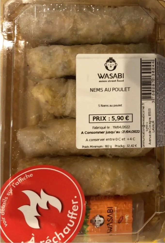nems au poulet