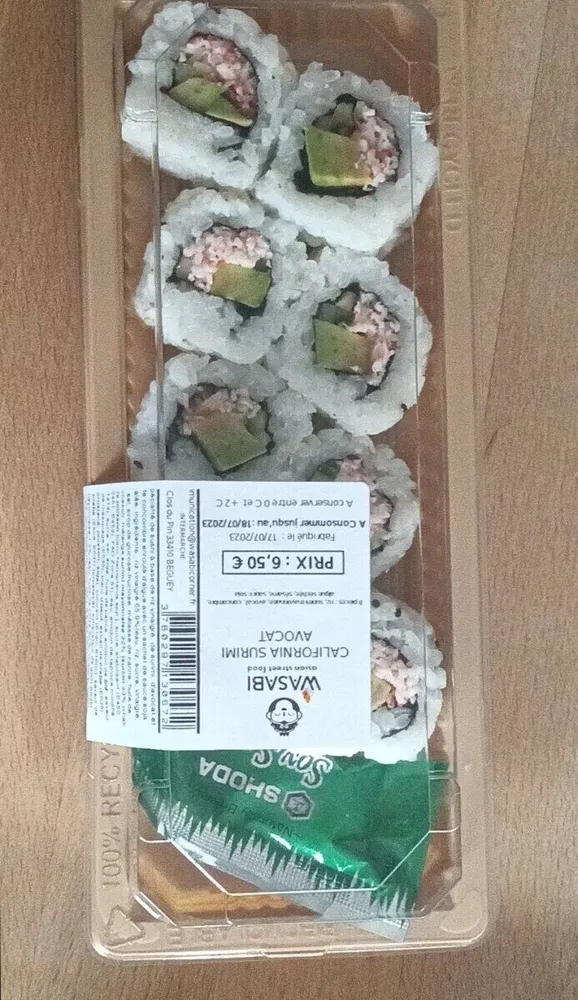 California surimi avocat