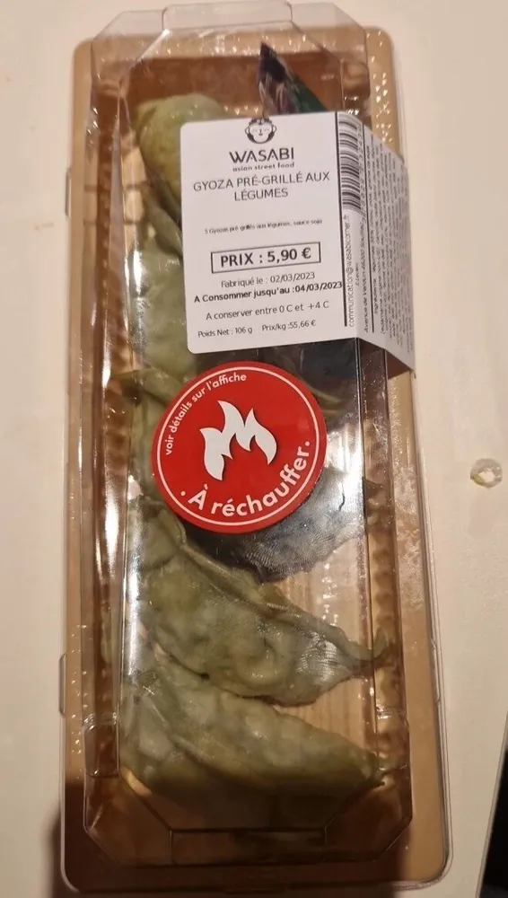 Gyoza aux légumes