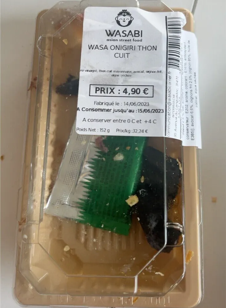 Wasa onigiri thon cuit