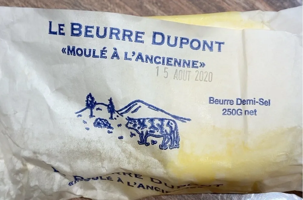 Le beurre Dupont "moulé à l'ancienne"