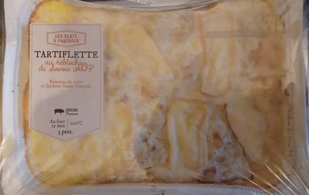 TARTIFLETTE au reblochon de savoie AOP
