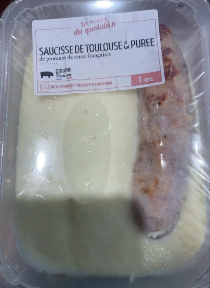 Saucisse de Toulouse & purée