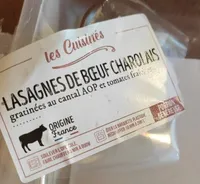 Lasagnes de bœuf charolais