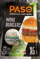Mini burgers boursin