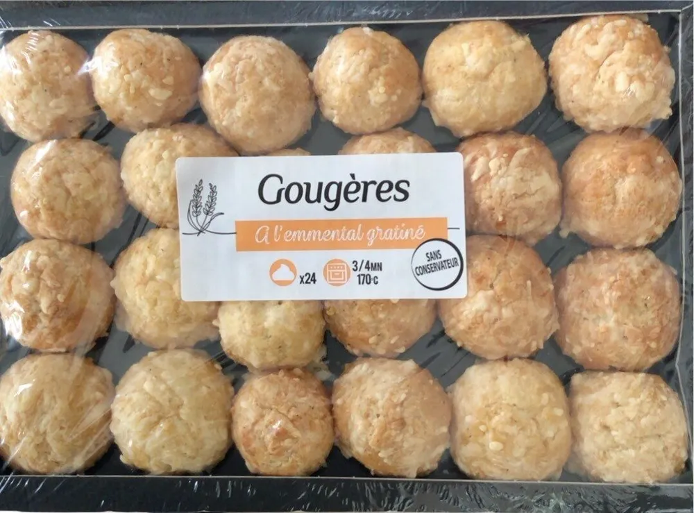 Gougères emmental gratiné