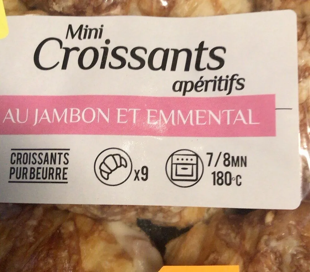 Mini croissants aperitifs