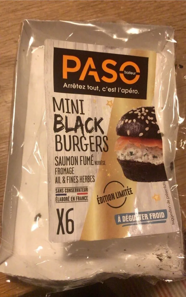 Mini black burger