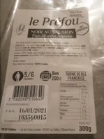 Préfou noir au saumon