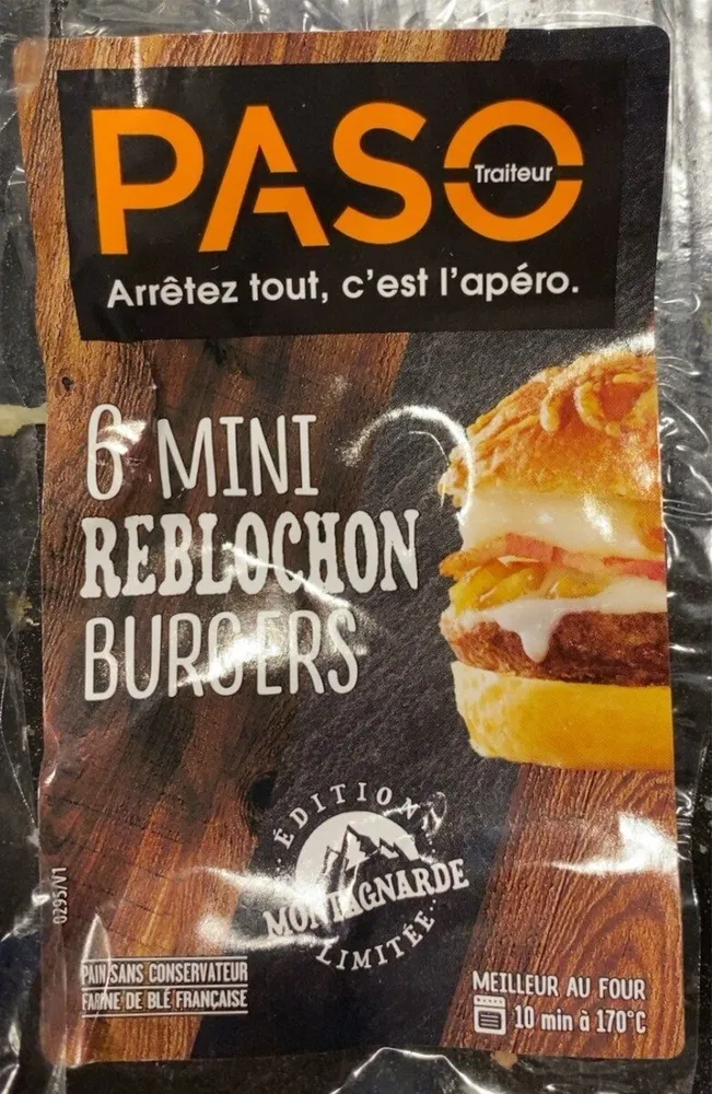6 Mini Reblochon Burgers