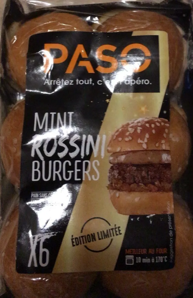 Mini rossini burger