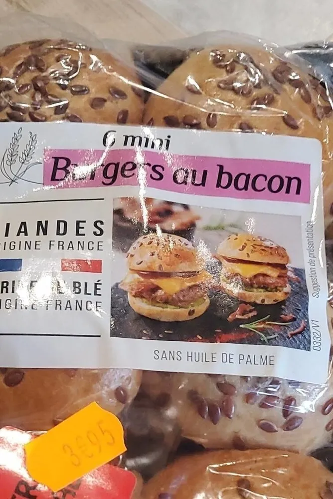 Burger bacon
