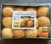 Duo de mini burgers