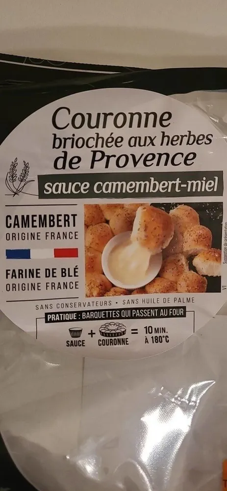 Couronne briochee aux herbes de provence