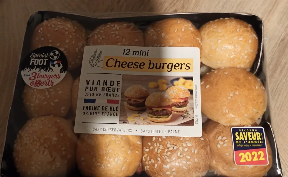 Mini cheese burger