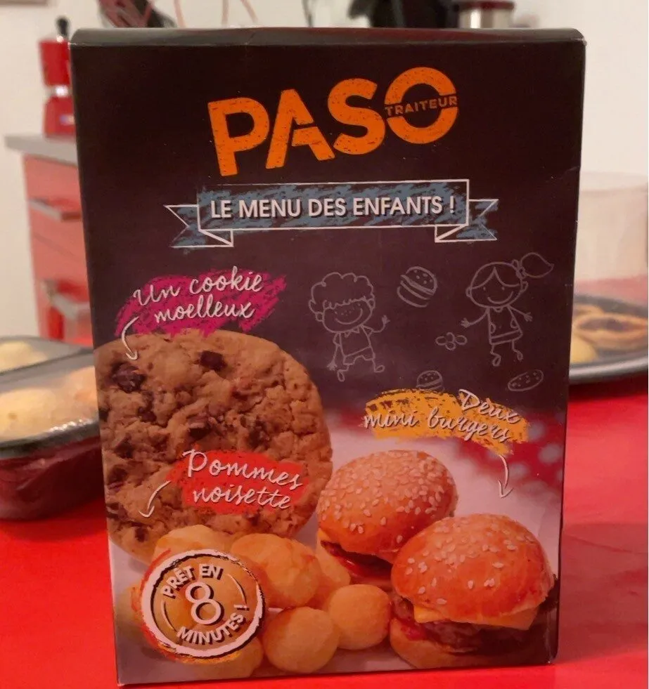 le menu des enfants
