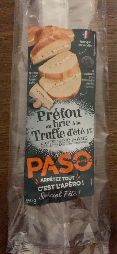Prefou au brie à la truffe d’été
