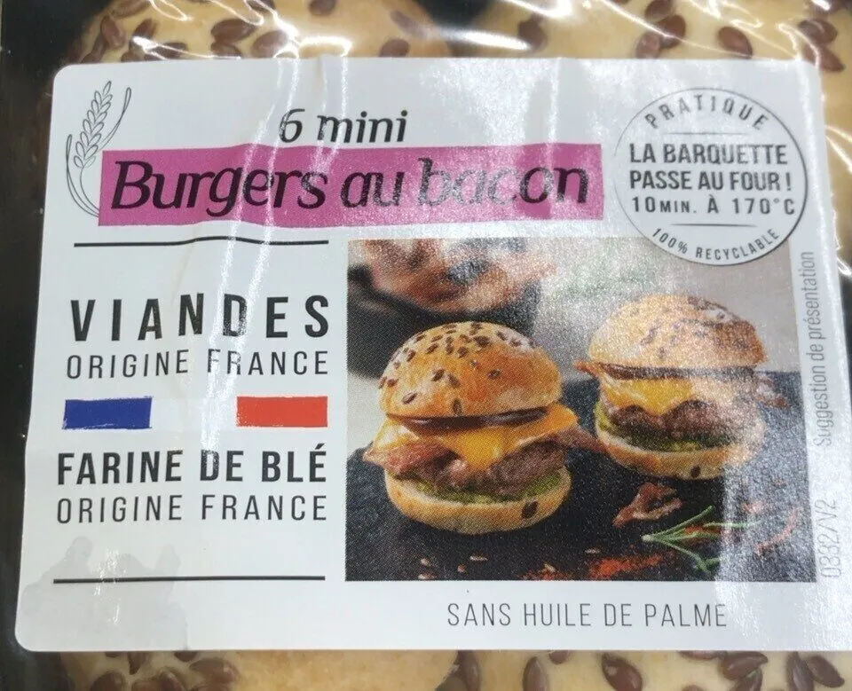 Burgers au bacon