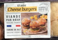 10 mini Cheese burgers