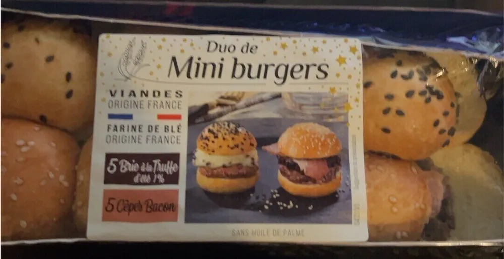 Duo de mini burgers