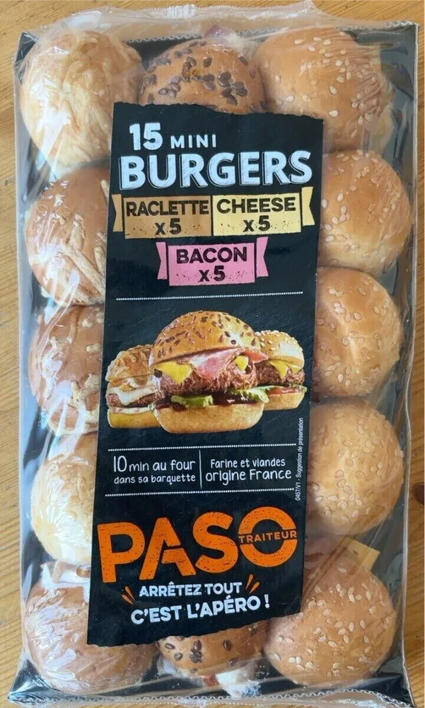 15 mini Burgers