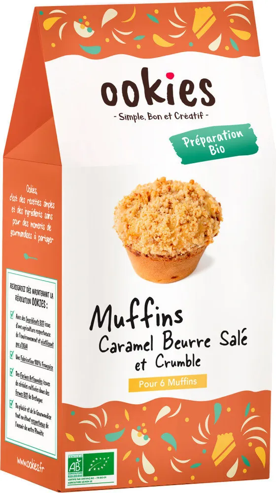 Muffin Caramel Beurre Salé et Crumble
