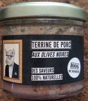 Terrine de porc aux olives noires