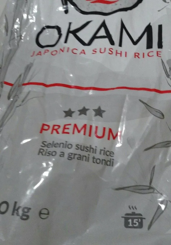 Japonica sushi rice