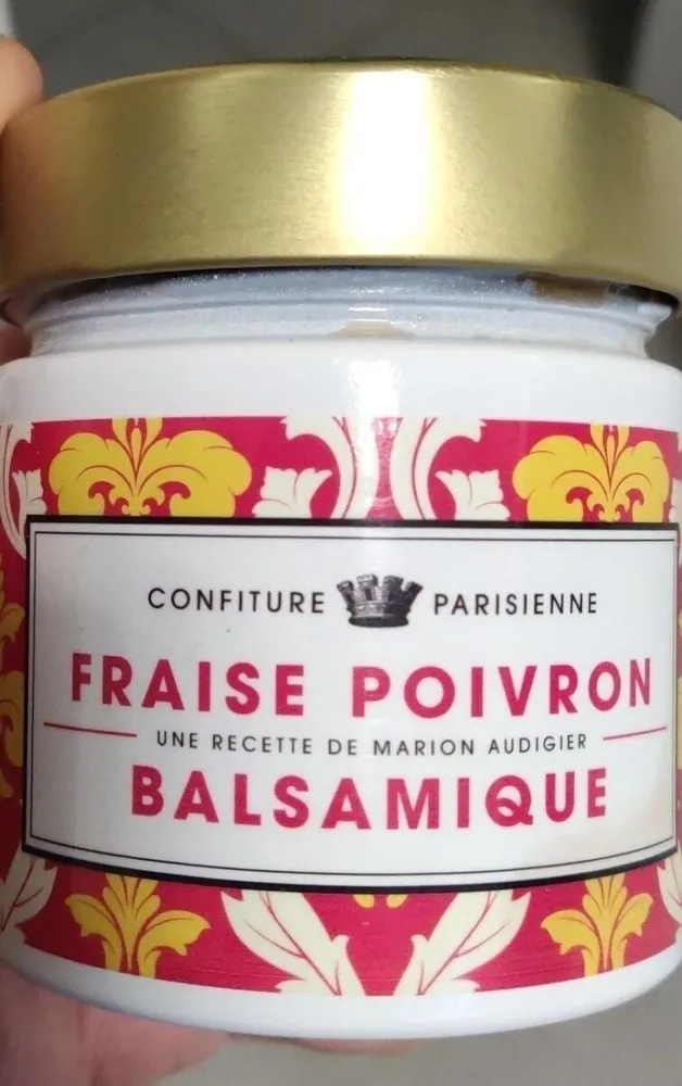 Confiture fraise poivron