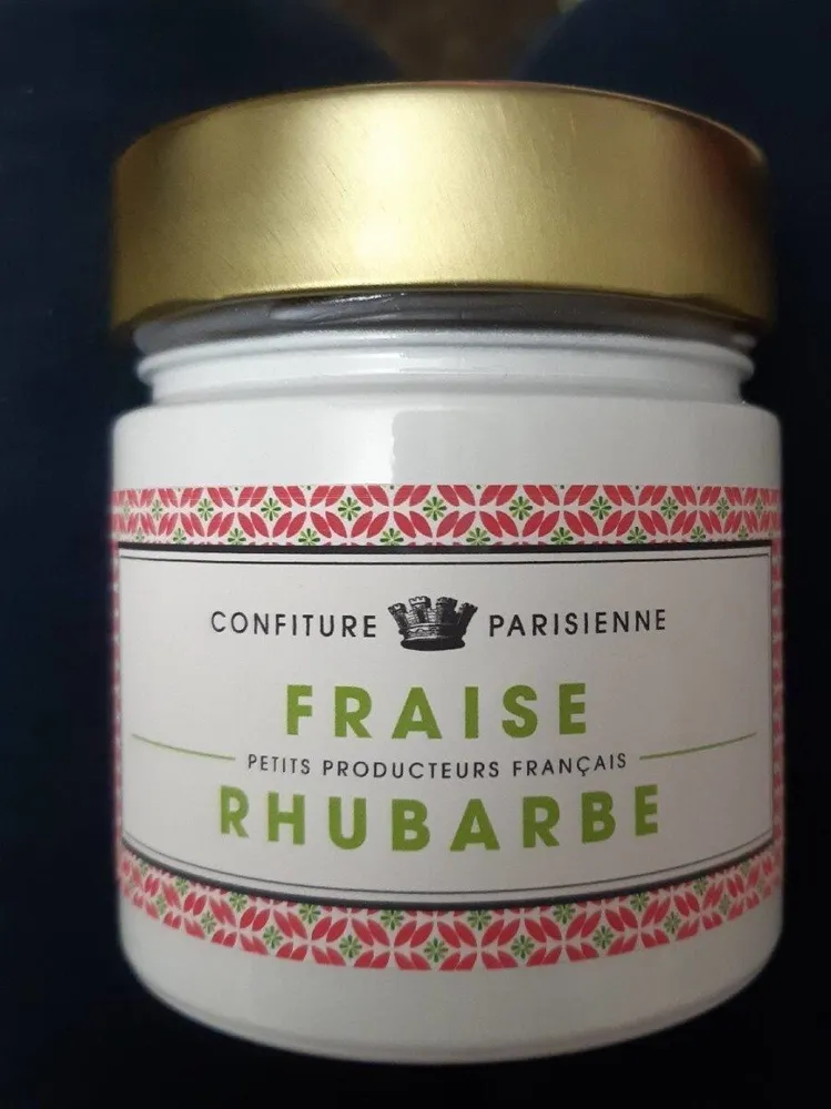Confiture fraise rhubarbe
