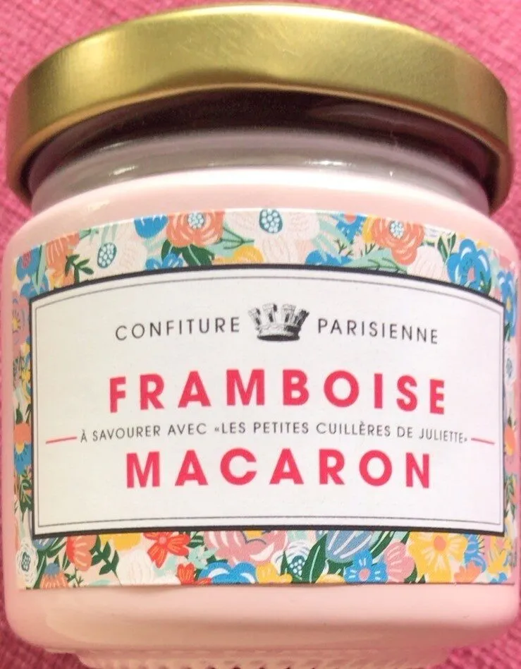 Confiture framboise macaron