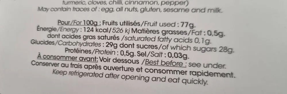 Confiture parisienne