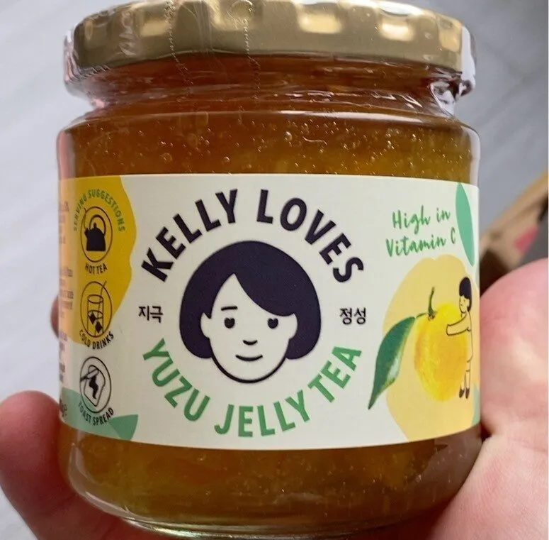 Yuzu jelly tea