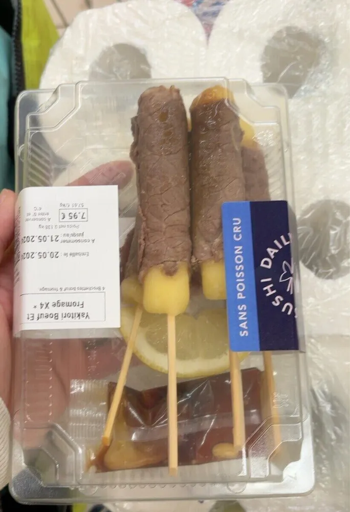 Brochettes fromages