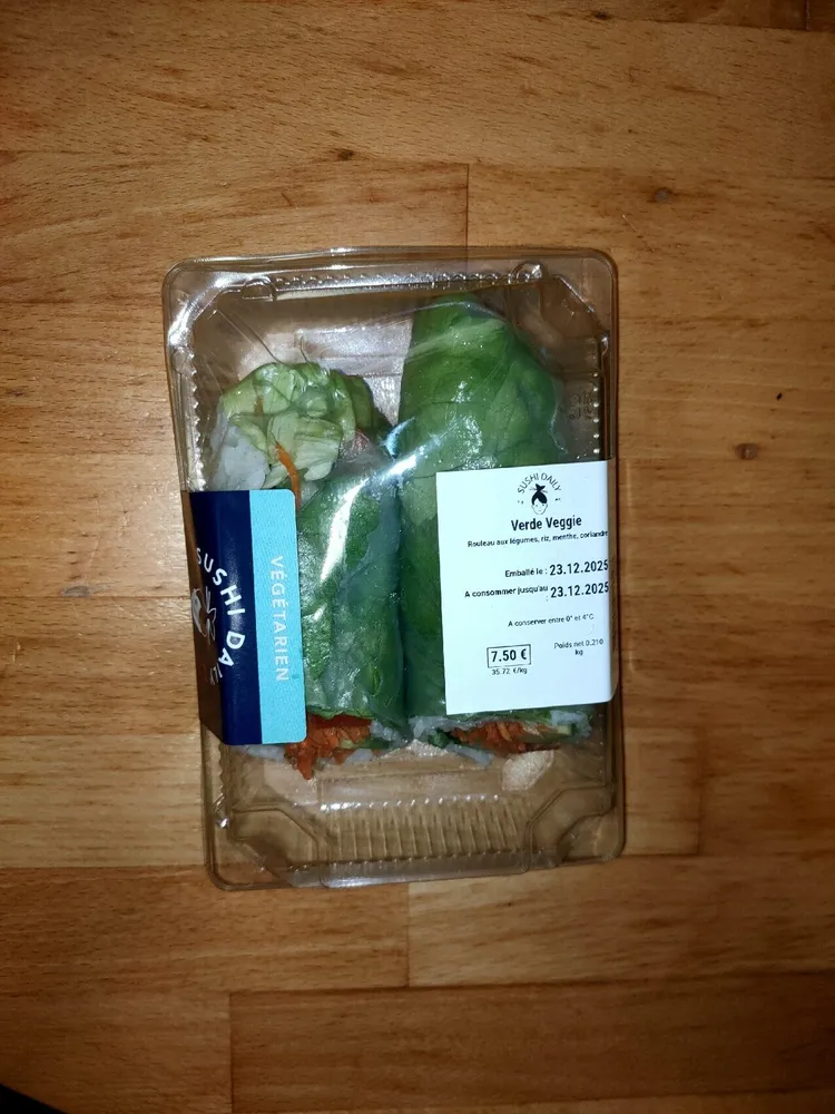 Sushi verde veggie