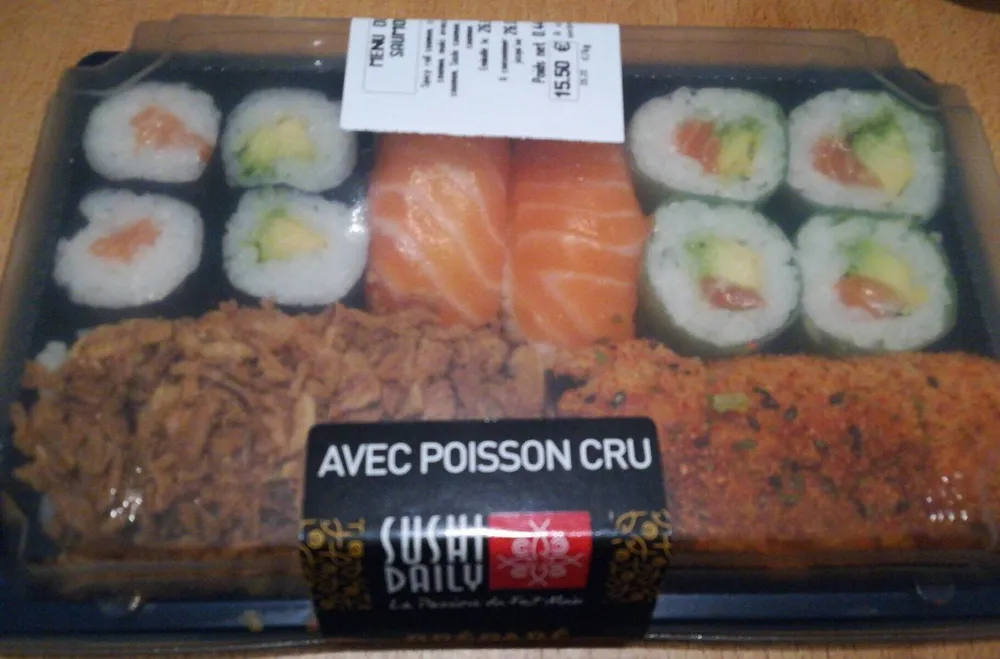 Menu duo saumon