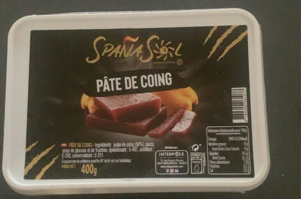 pâte de coing