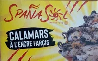 Calamar a l encre farcis