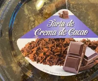 Tarte de crema de cacao
