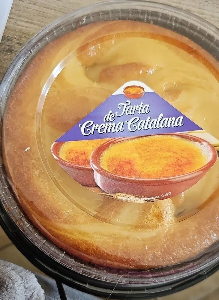 Tarta de créma catalana