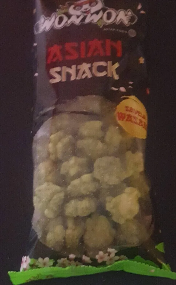 Asiatique snack saveur wasabi