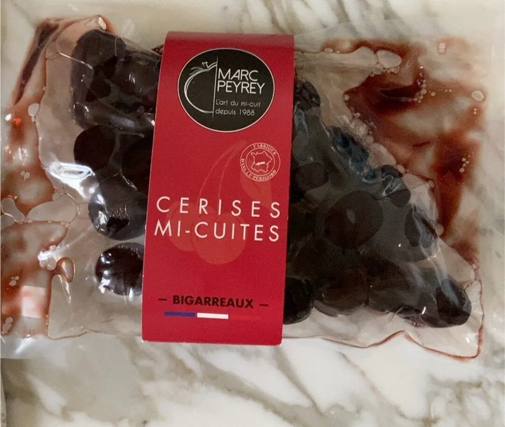 Cerises mi-cuites
